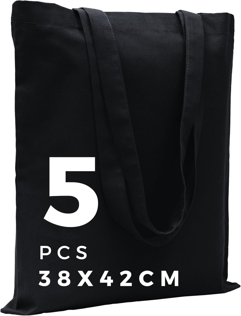 Jute tas 38 x 42 cm - grijs - herbruikbaar - ideaal voor boodschappen - SnelShoppen