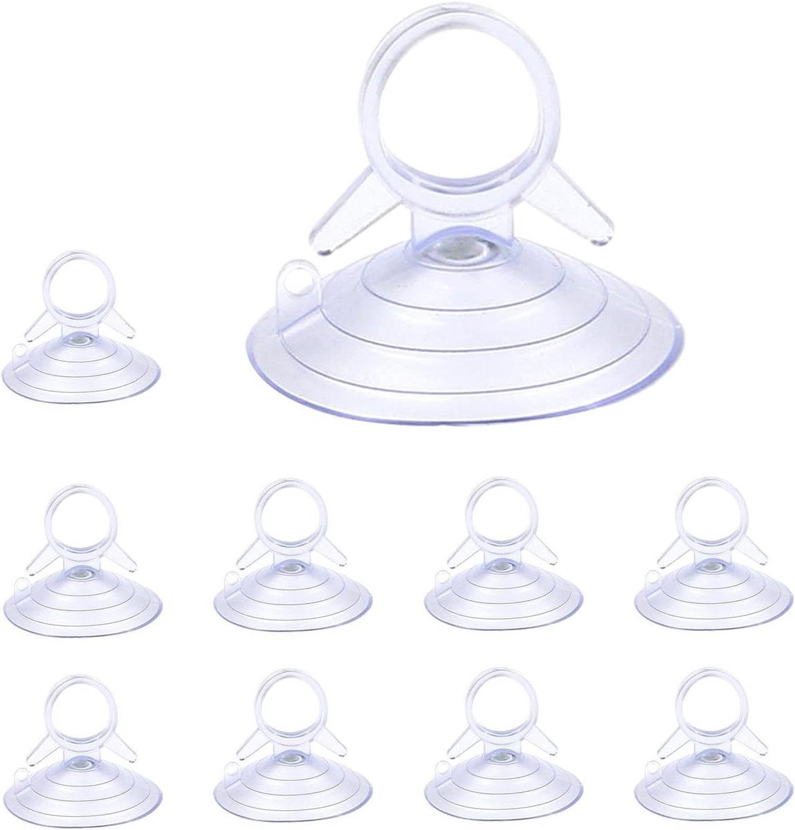 Zuignappen Auto - Zuignap Glas - Bevestigen Voorwerpen - Antislip Ontwerp - 4.5 cm Diameter - Meerkleurig