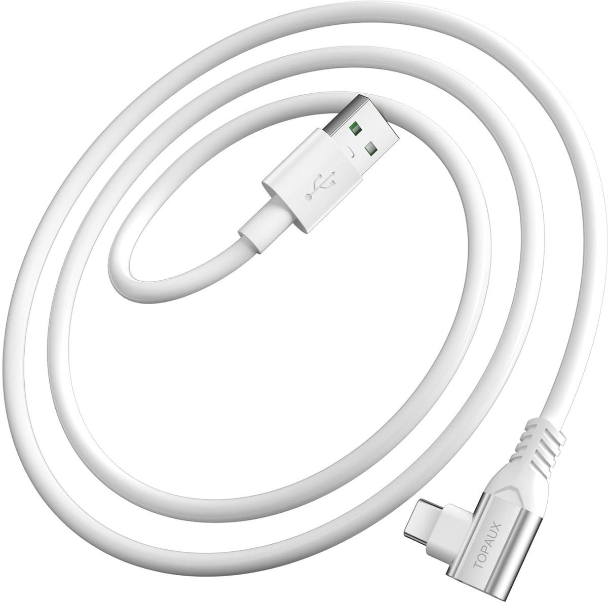 USB-C Kabel 1 Meter - 90° Hoekconnector - Snelle Oplaadfunctie - Ideaal voor Gamers - SnelShoppen