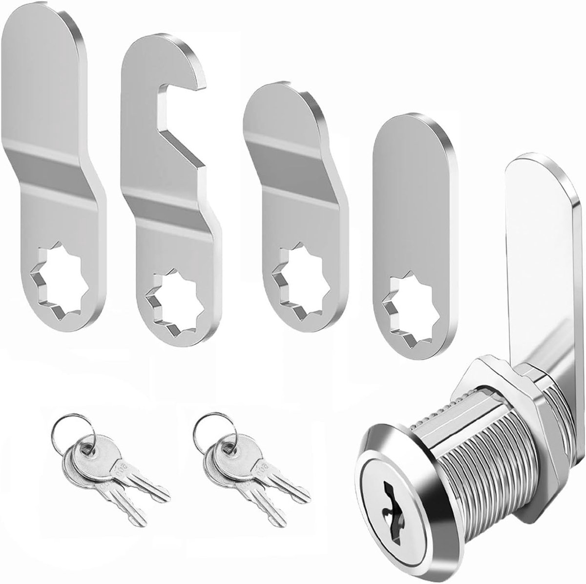 Mailbox slot 16 mm - premium zinklegering - met 4 sleutels - eenvoudig te installeren - SnelShoppen