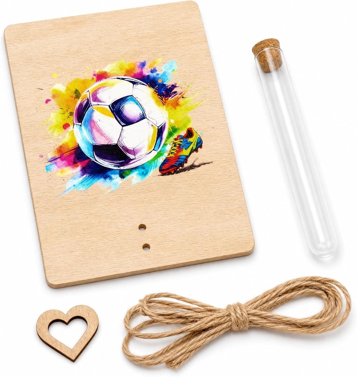 Wensvuller geldcadeau - Voetbal spaarpot met reageerbuis - Creatieve verpakking voor jongens - SnelShoppen