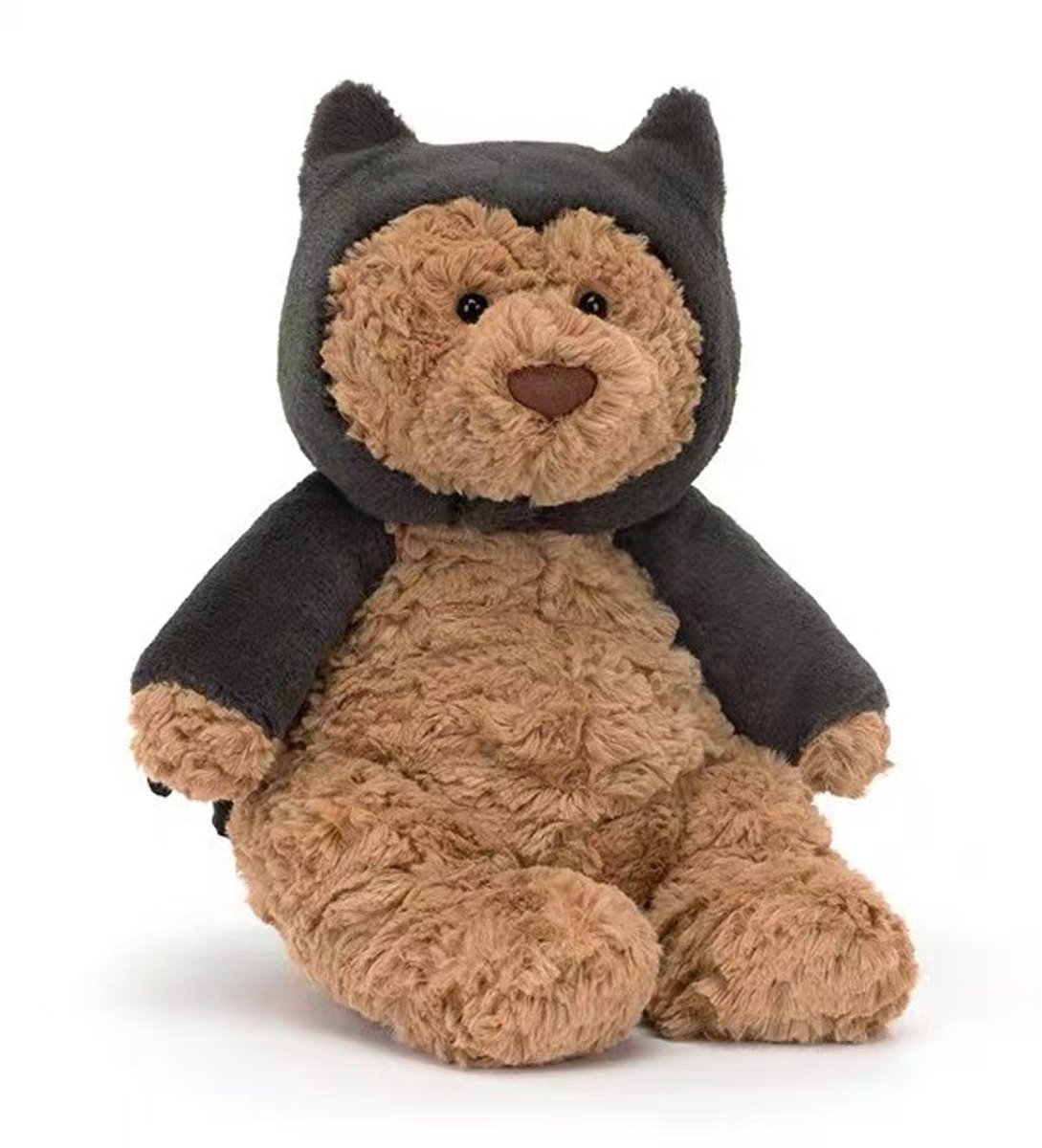 Casalora Knuffelbeer – Pluche Knuffel – Vleermuis Beer 30 cm – Teddybeer met Vleermuis Design