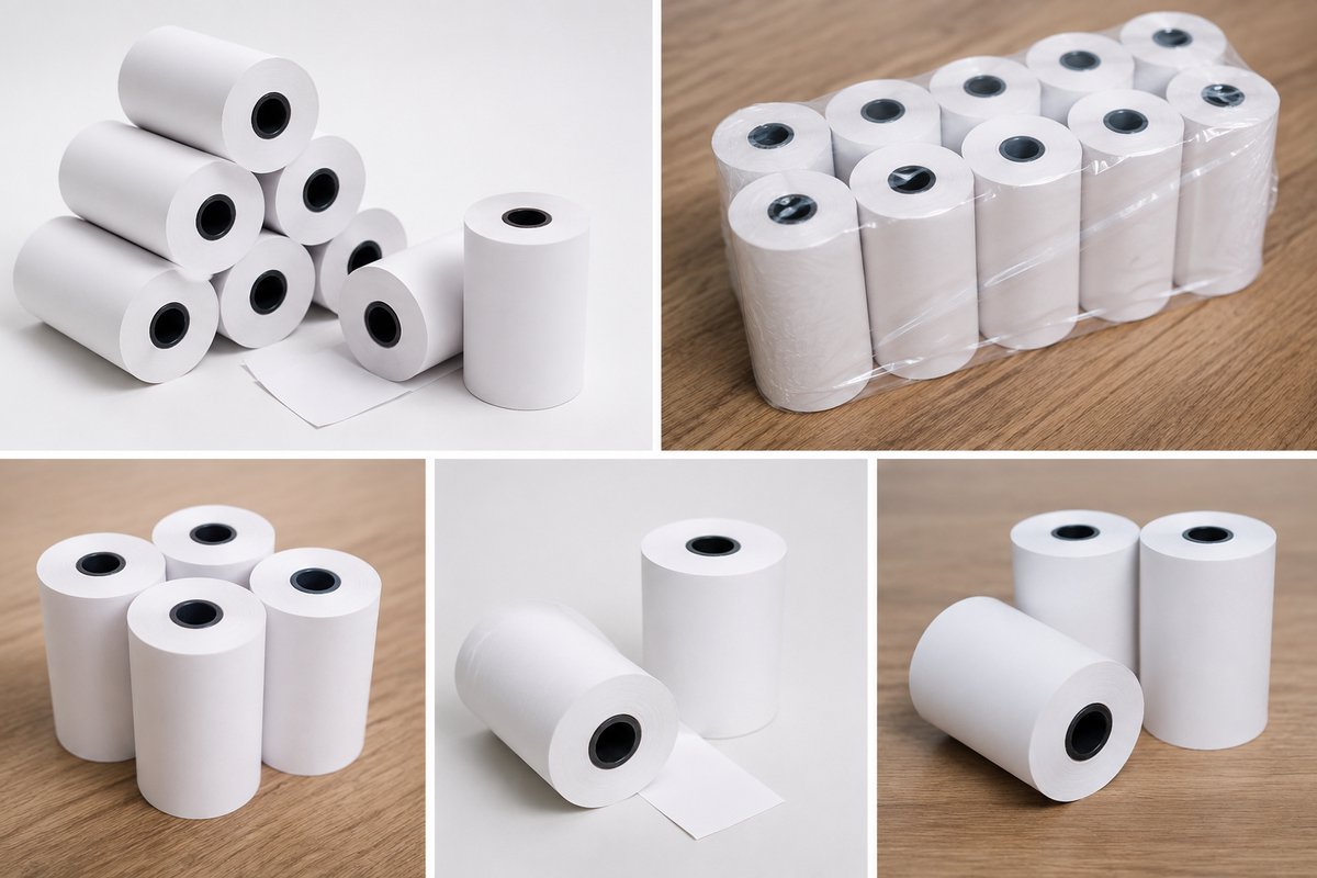 30 Thermische Papierrol - 57x40 mm - Geschikt voor pinapparaten