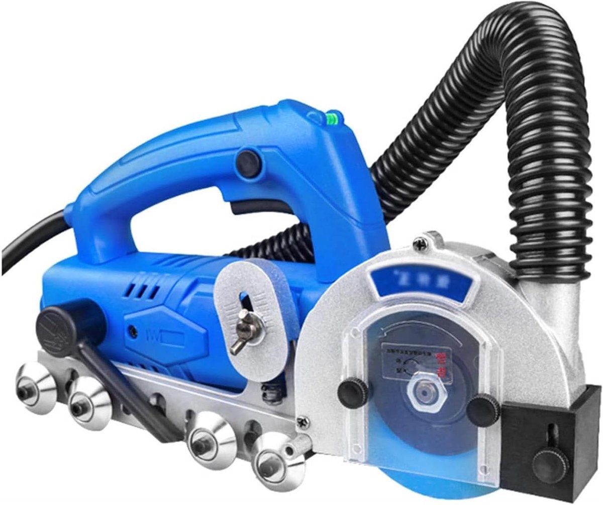 Elektrische Voegenreiniger - Tegelreiniger Voegmachine - Voegen Schoonmaken - Geïntegreerd Stofzuigsysteem - 1200W - Grijs
