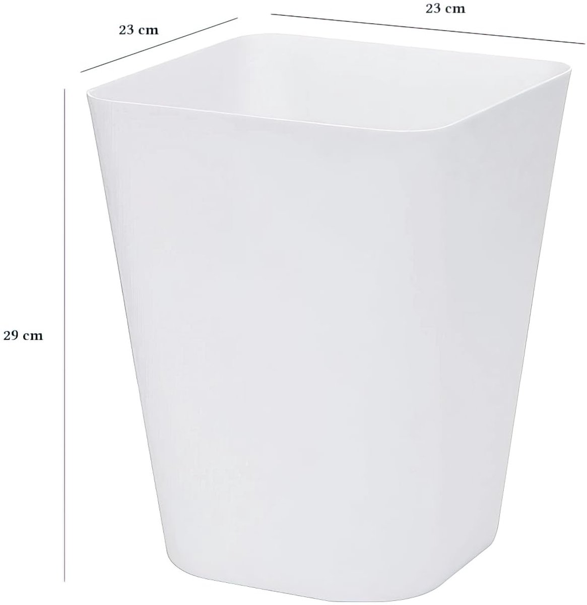 Afvalemmer 12 L - Plastic - Compact ontwerp - Geschikt voor kinderkamer en kantoor - ShopVlot