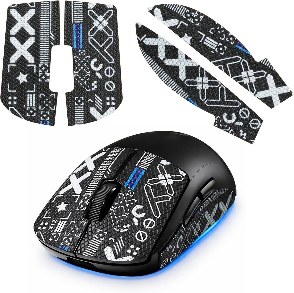 Muistape set 0.5 mm - Ultra-dun - Zweetabsorberend en antislip - Optimale grip voor intensief gamen - ShopVlot