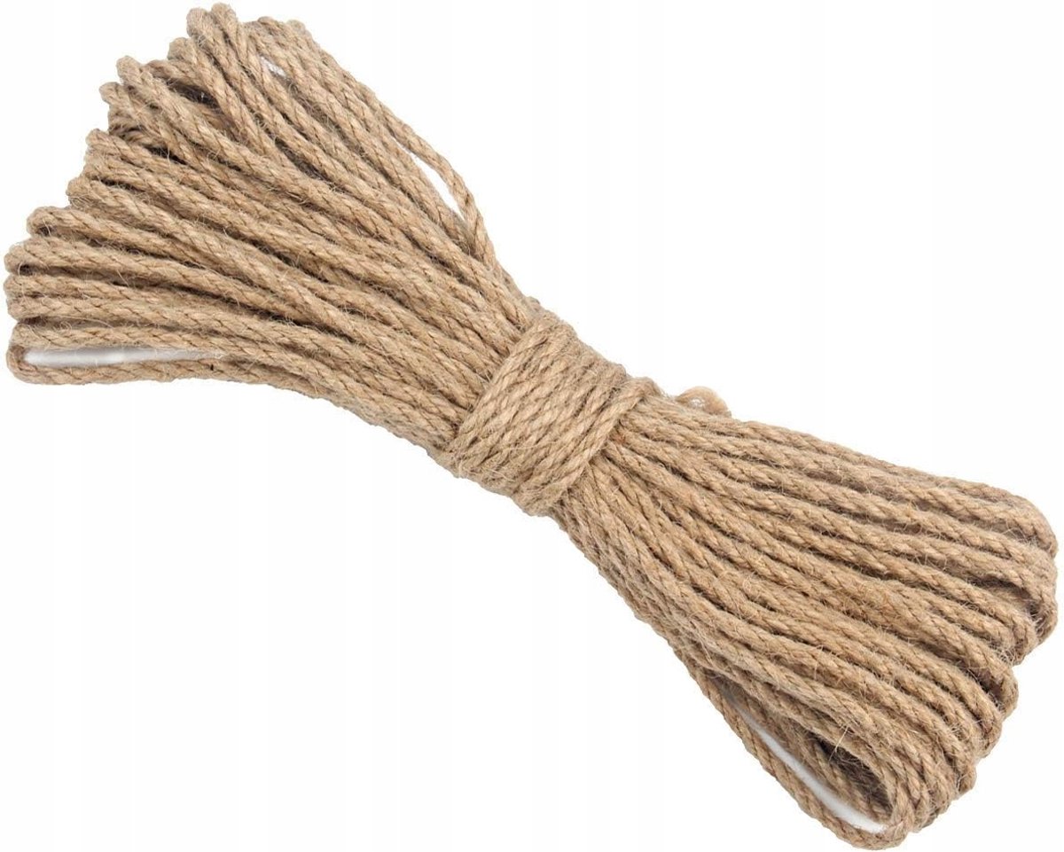 Jutekouw 100m 6mm - Decoratief en Duurzaam Touw