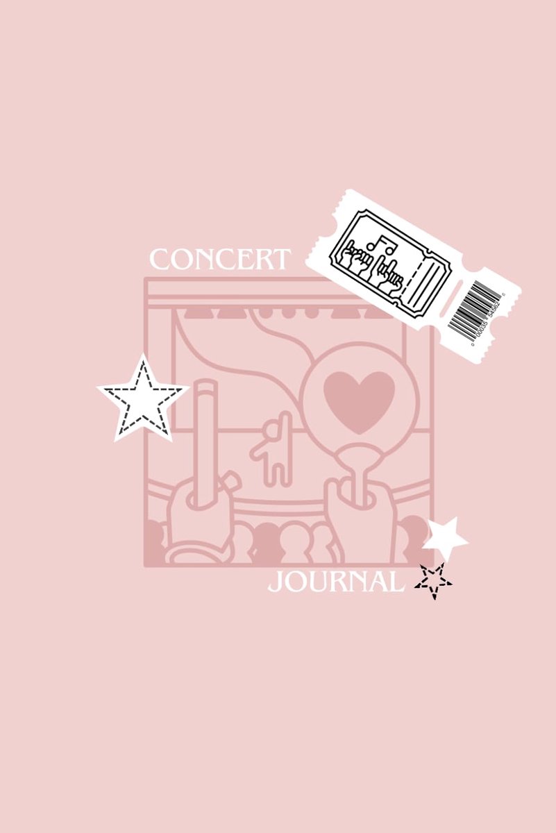 Concert Journal - Logboek voor live shows - Alternatieve omslag in roze - Bewaar je mooiste herinneringen - ShopVlot