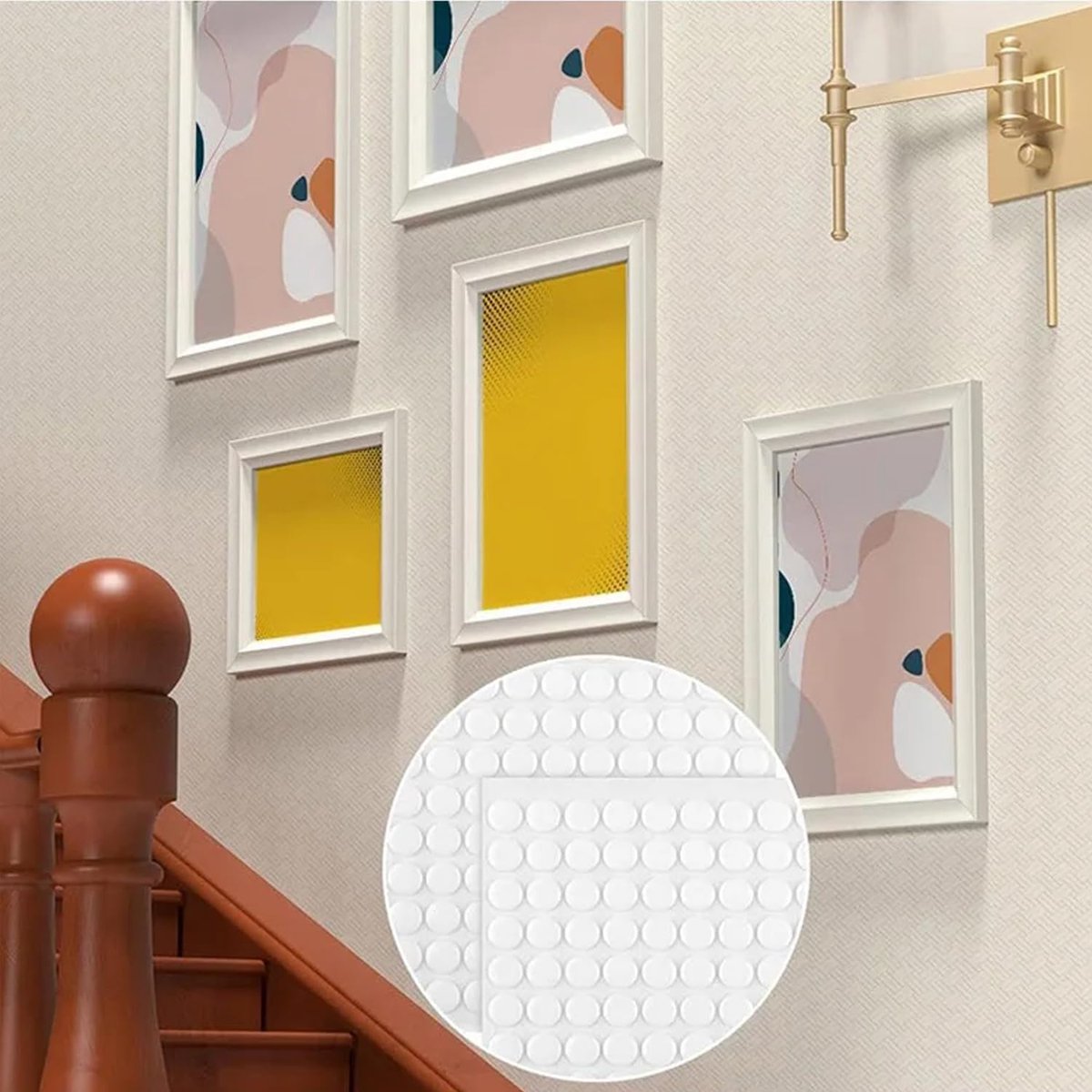 Dubbelzijdige tape 20 mm - Transparante plakstrips - Herbruikbaar en waterbestendig - Ideaal voor decoraties - ShopVlot