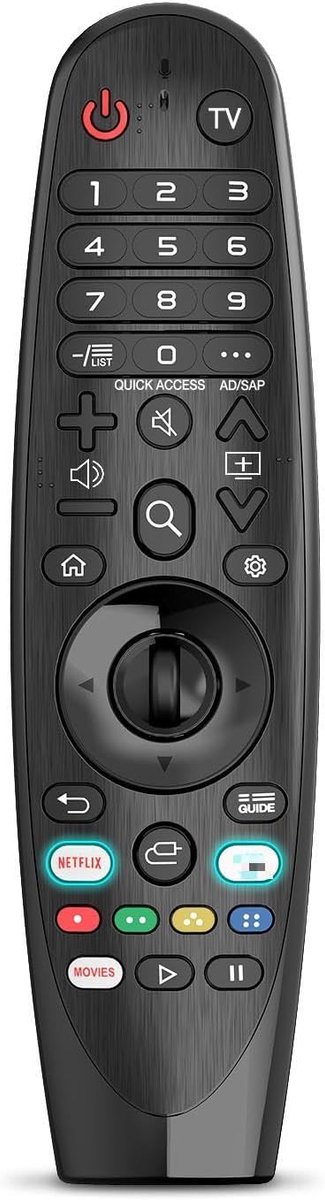 Vervangende afstandsbediening voor LG Smart TV - universele infrarood afstandsbediening - met Netflix-knoppen - ShopVlot