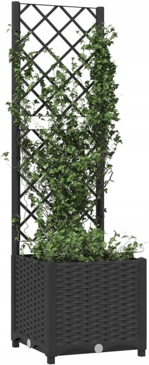 Bloembak Met Klimrek - Duurzaam PP, 40x40x136cm