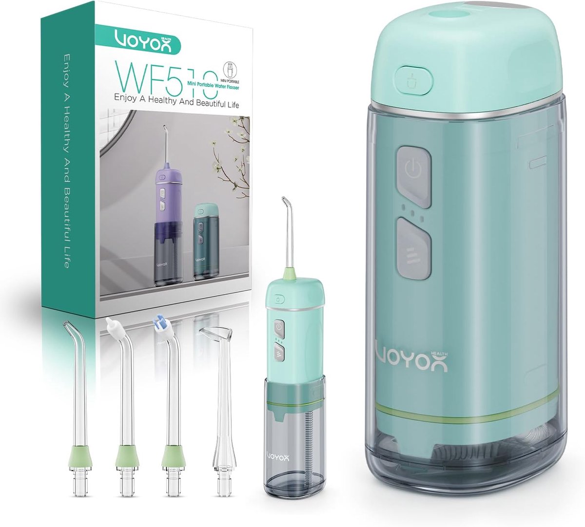 Water Flosser Draadloos - Compact en Lichtgewicht - 3 Modi - Ideaal voor Thuis en Reis - ShopVlot