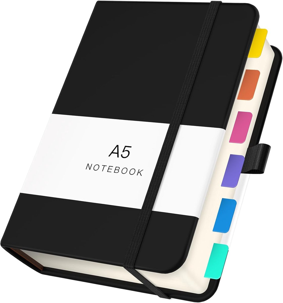 Dotted Notebook A5 - Leren notitieboek 14x21cm - 360 pagina's - Ideaal voor schrijven en plannen - ShopVlot