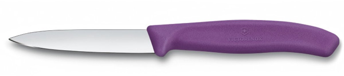 Victorinox Swiss Classic schilmesje - 8 cm - glad lemmet - spitse punt - paars