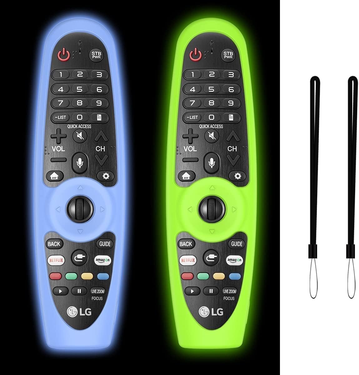 Beschermhoes voor LG Magic Remote - Pack van 2 - Siliconen - Schokbestendig en Antislip - ShopVlot