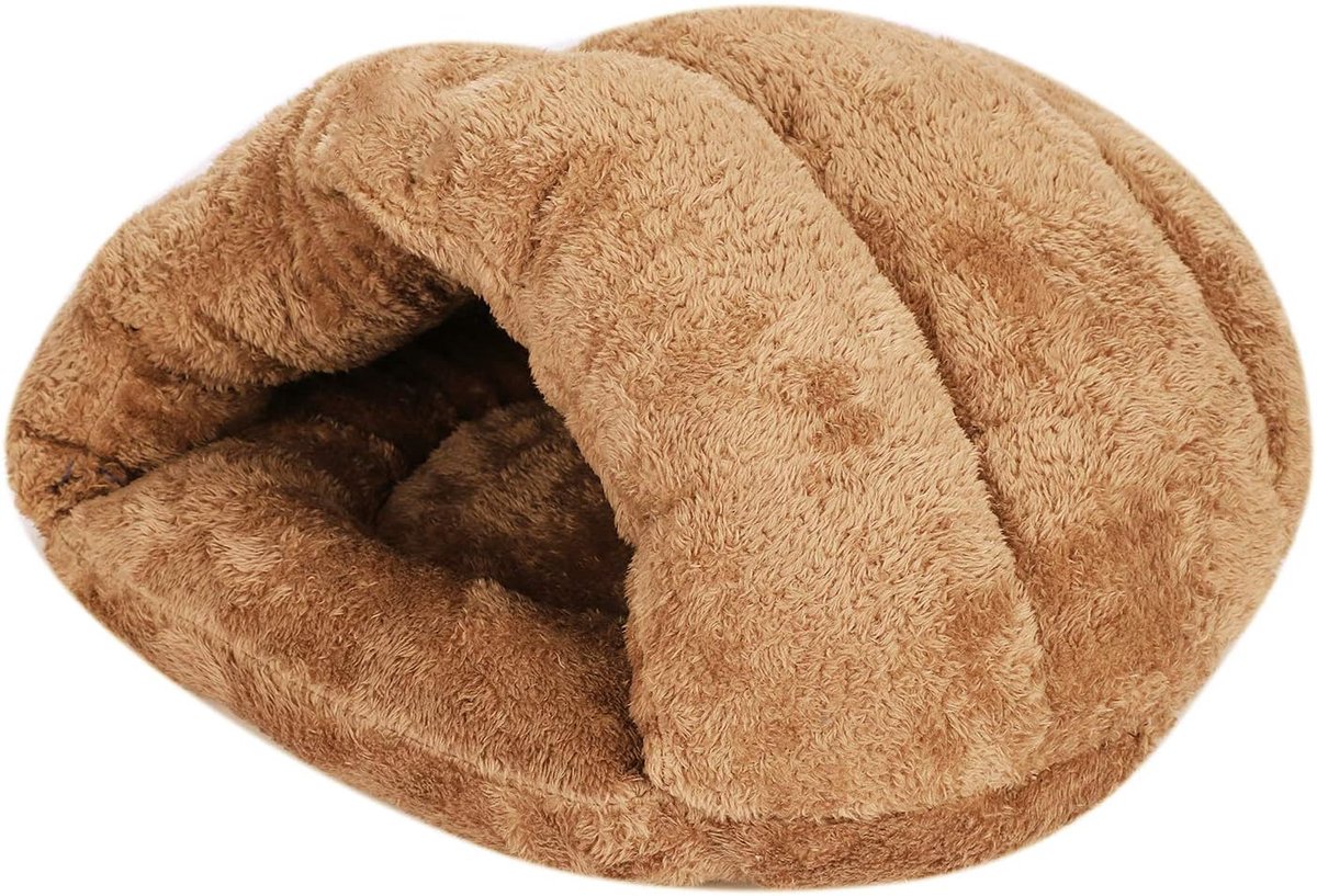 Hondenhuis Pet Slaapzak Bed L - Coral Vilt - Zacht en Warm - Ideaal voor Thuis - ShopVlot