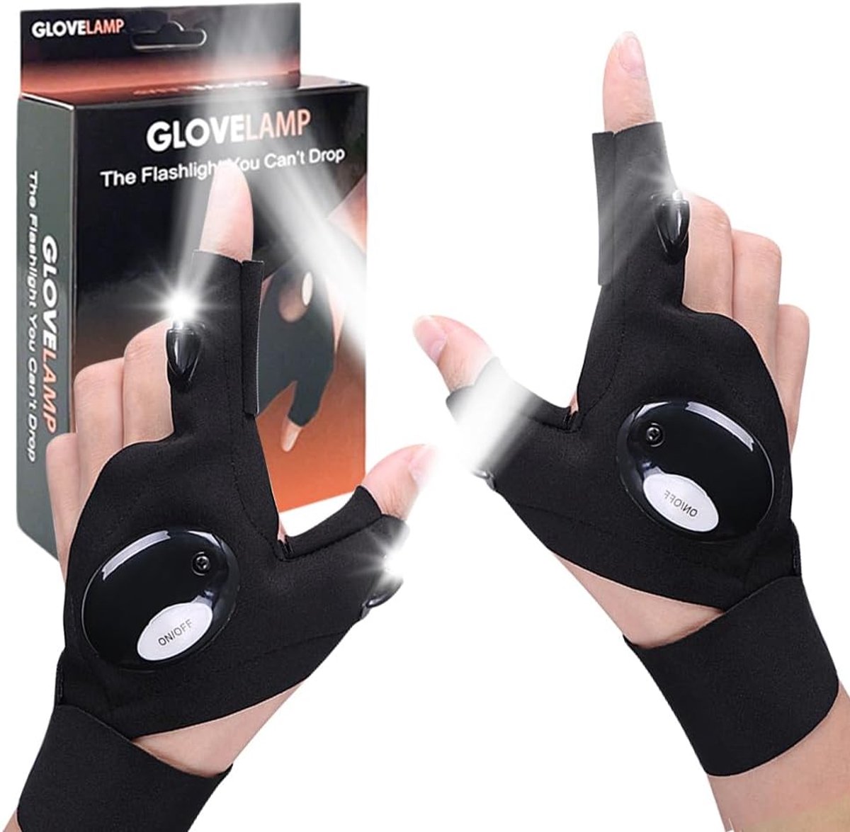 Vissershandschoenen LED - Lichtgewicht visaccessoires - Handen vrij voor efficiëntie - Ideaal voor nachtvisserij - ShopVlot