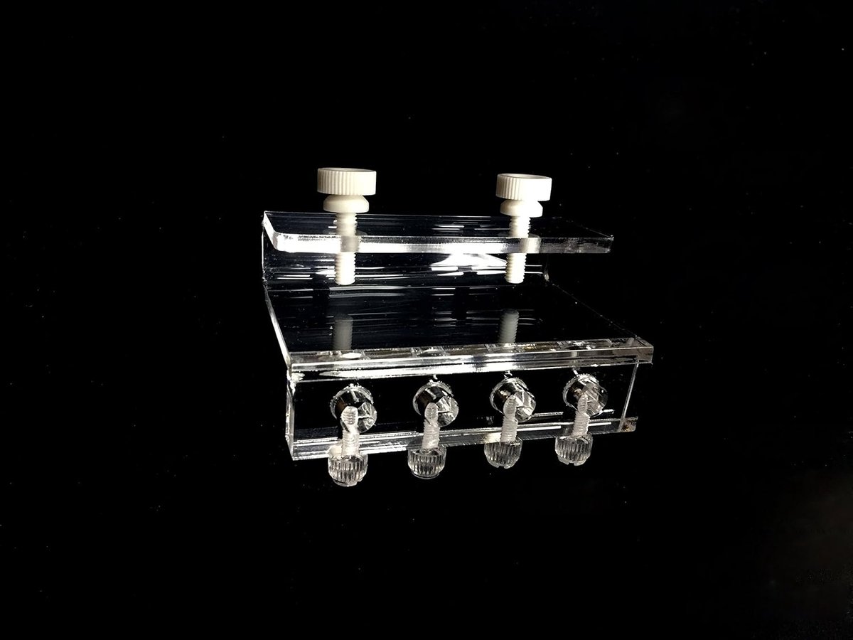 Soft Tube Fixture Holder for Dosing Pump Air Pump (4 Tubes) Acrylic Made - ShopVlot