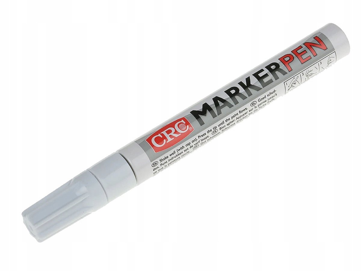 CRC Marker Pen Wit - Permanente marker voor diverse oppervlakken