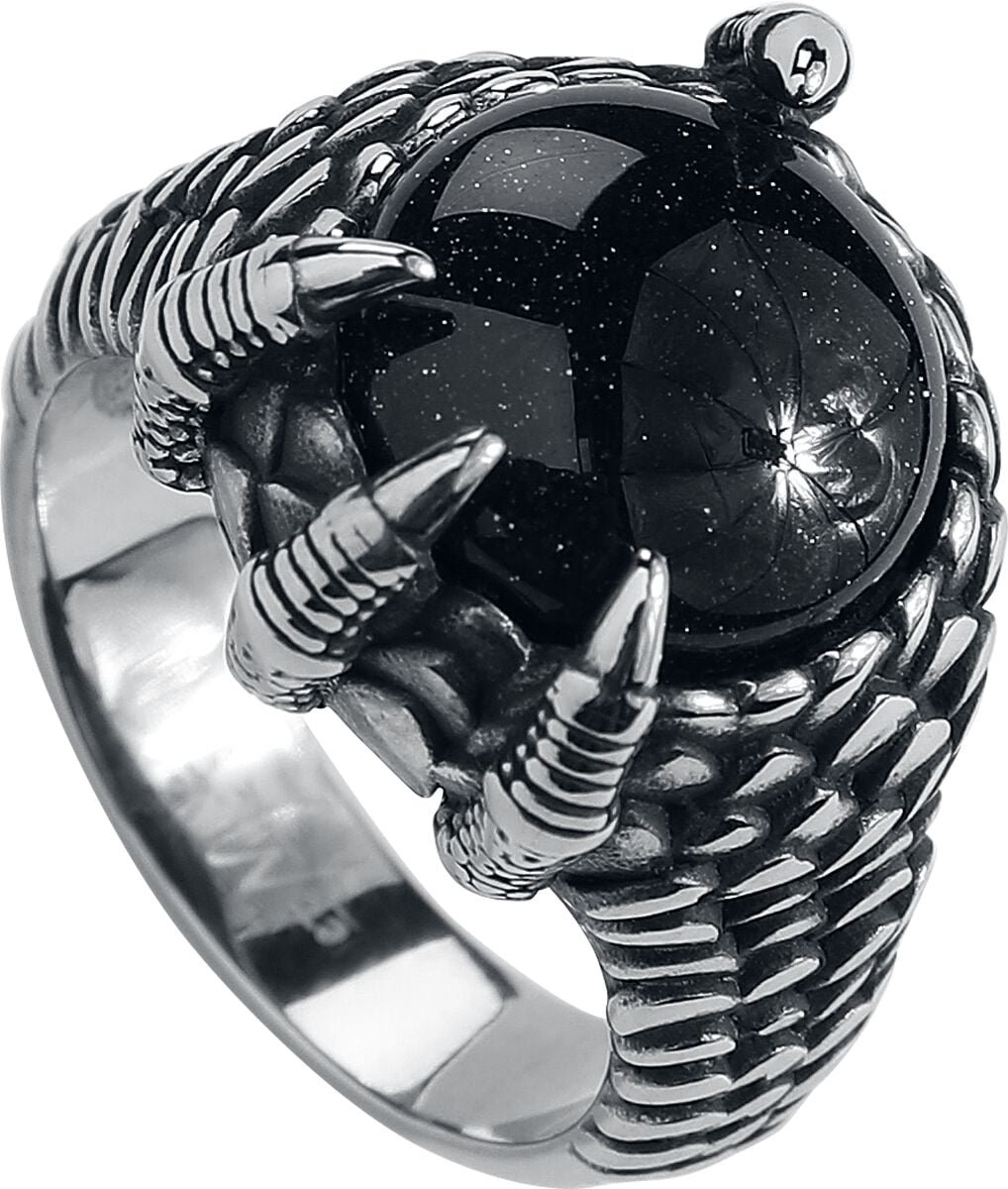 etnox Crystal Claw Dames Ring - zilverkleurig - 65