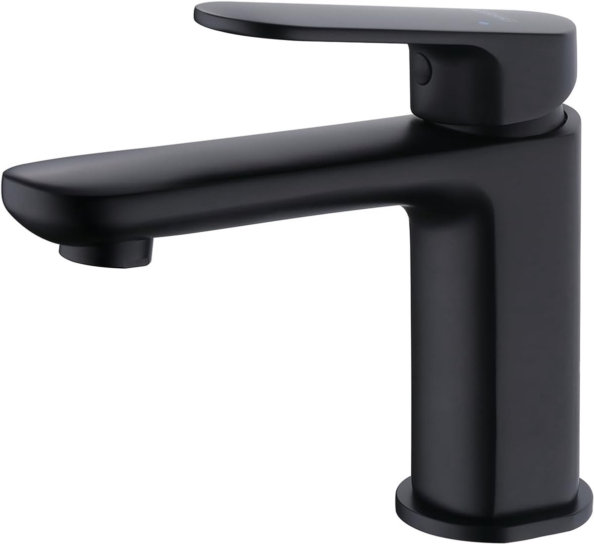 Basin faucet zwart - messing - enkele hendel - elegant design voor optimale bediening - ShopVlot