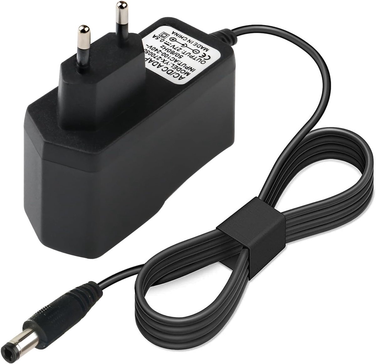 Oplader stofzuiger 27 V 500 mA - compatibel met Rowenta XPert3.60 Turbo - veilige overspanningsbeveiliging - ShopVlot