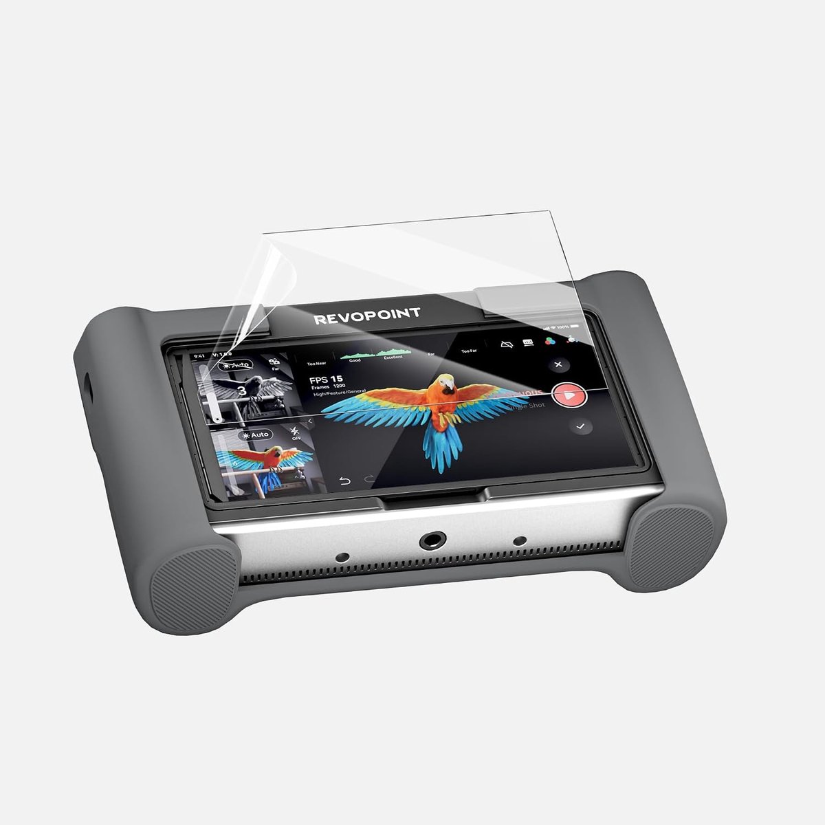 Silicone beschermhoes voor 3D scanner - perfect passend - met screen protector - bescherming tegen stoten - ShopVlot