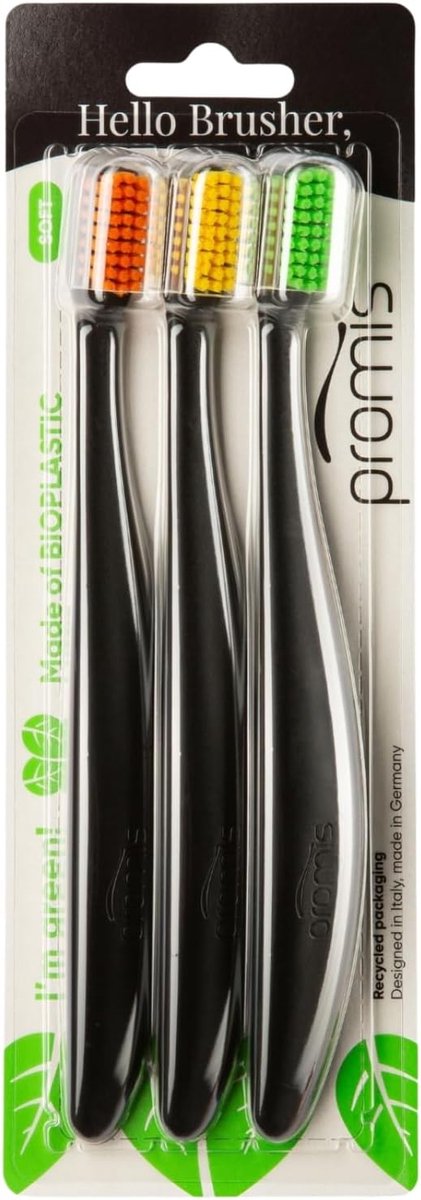 Tandenborstel soft - bioplastic - ergonomische handgreep - relaxed tandenpoetsen - ShopVlot