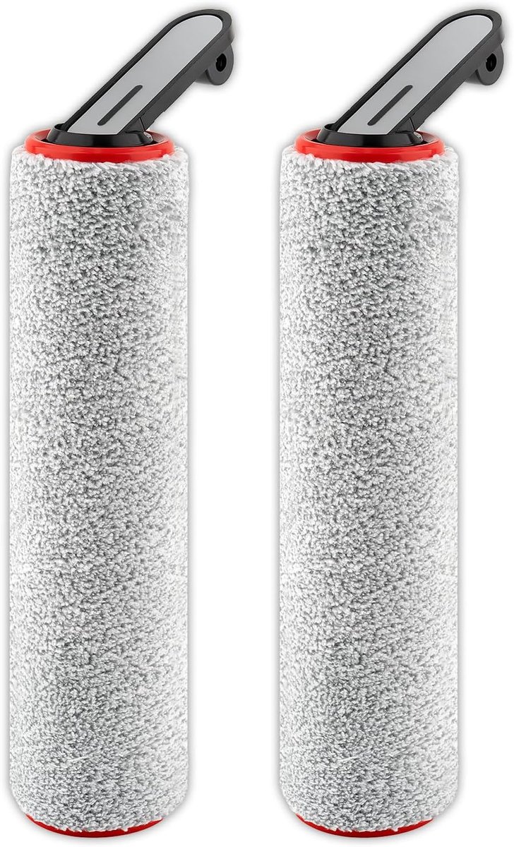Vervangende rollerborstels voor nat-droog stofzuiger - 2 stuks - Multi-oppervlak borstels - ShopVlot