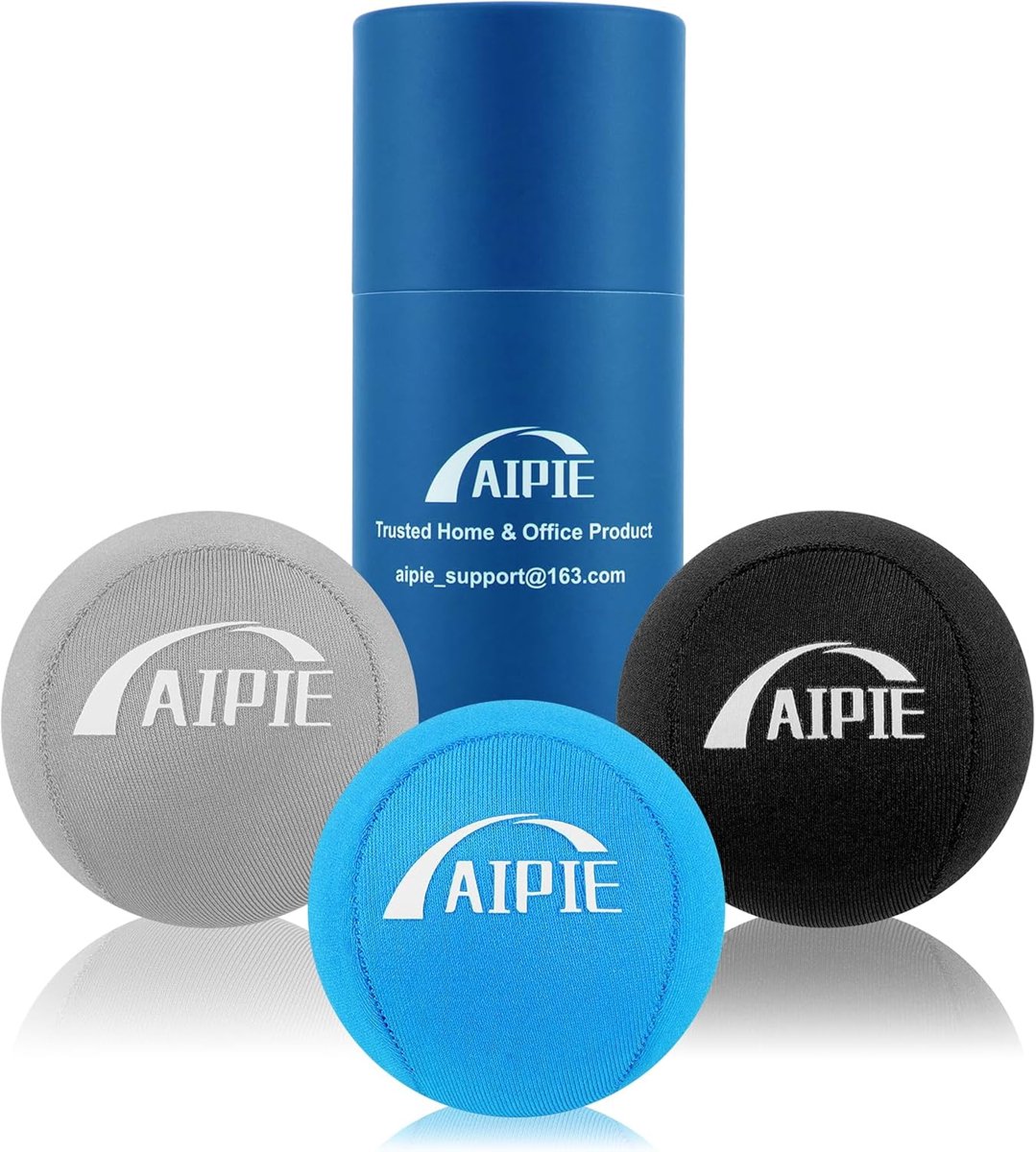 Massagebal 3 weerstand ballen - Fluffy, medium-hard - Ø 6 cm - Verminder stress en verbeter focus - ShopVlot