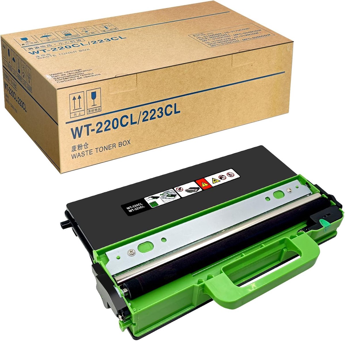 Afvaltonerbox WT-220CL - Compatibel - Geschikt voor Brother DCP-9017CDW en meer - Betrouwbare vervanging - ShopVlot