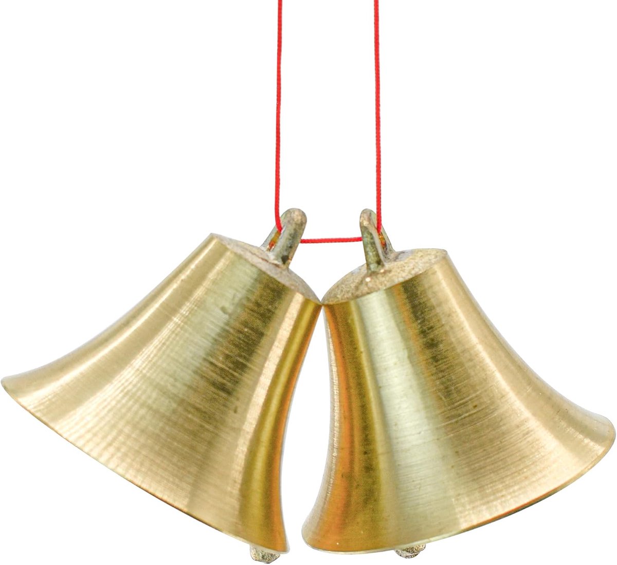 Hanging bell 5cm - vintage messing - heldere klank - perfect voor decoratie - ShopVlot