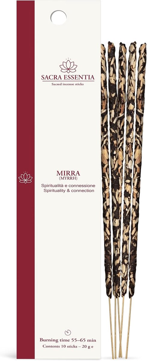 Mirre wierooksticks - natuurlijke biologische kwaliteit - puur mirre hars - perfect voor meditatie - ShopVlot