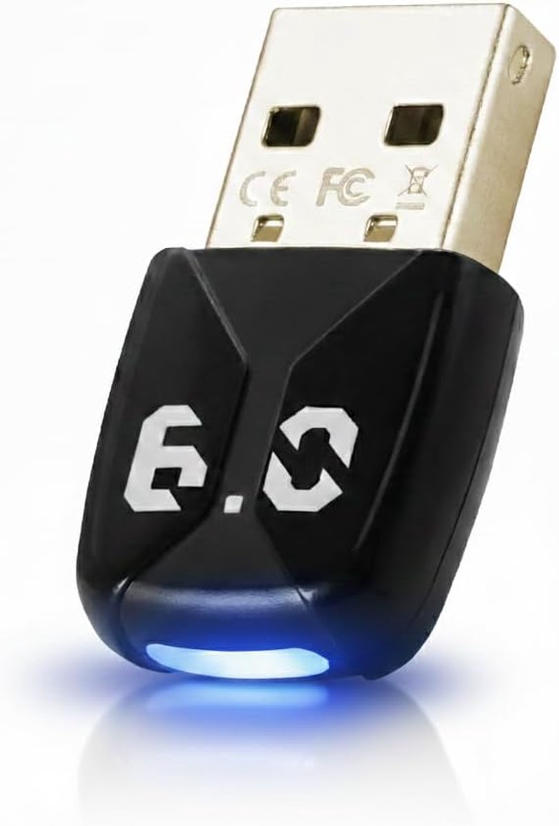 Bluetooth 6.0 USB Stick - Voor PC - Snelle verbinding - Directe installatie zonder software - ShopVlot