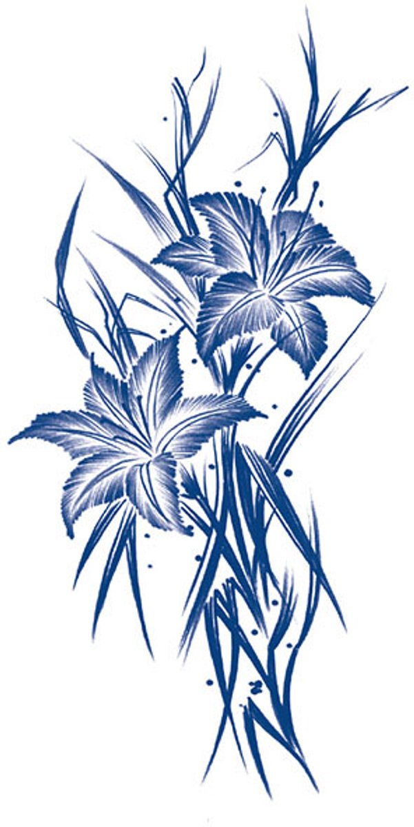 Tijdelijke tattoo Whispering Blooms 2 weken