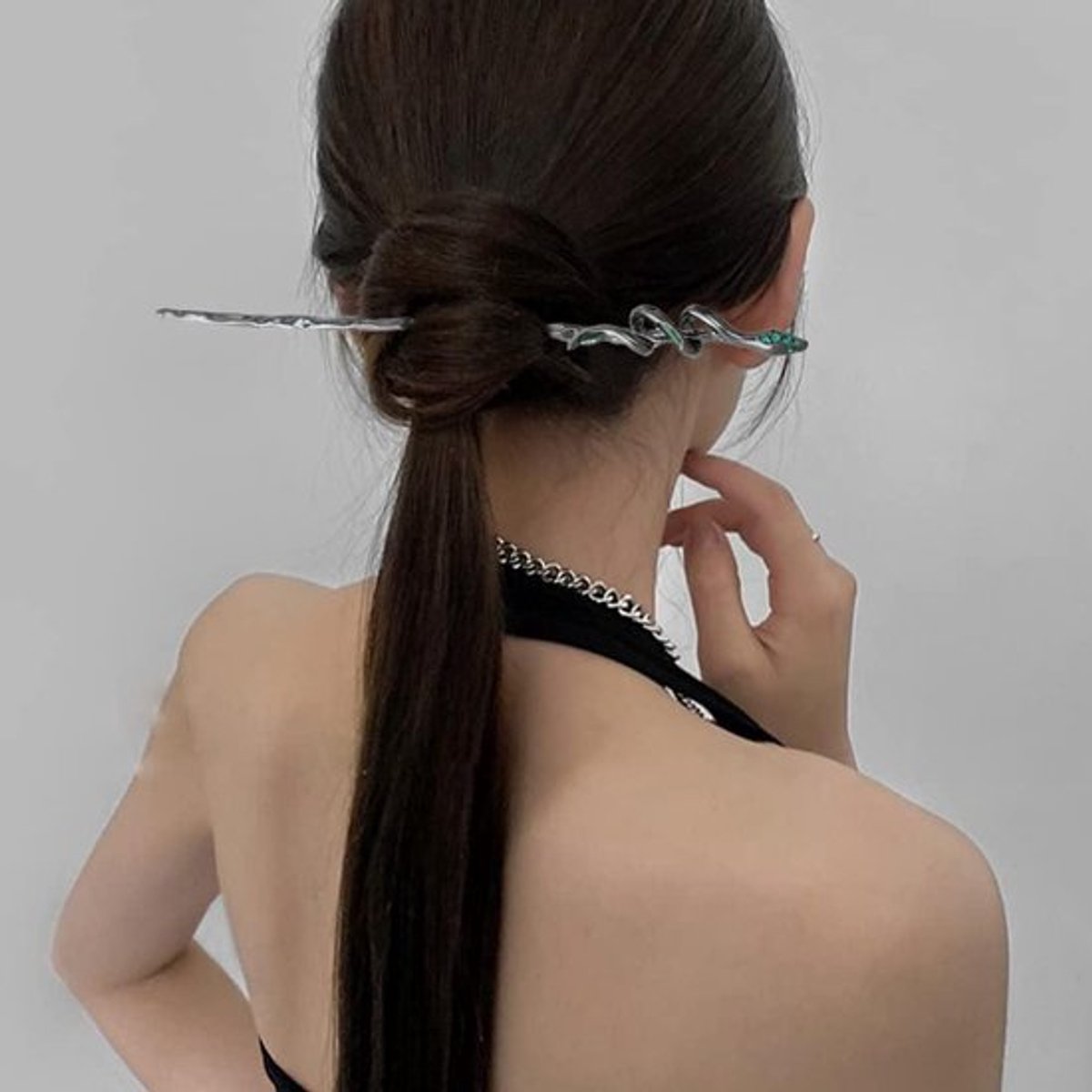 Vintage Slangenhaarstokjes - 2 Stuks Haaraccessoires voor Meisjes - Punkrock Hoofdtooi