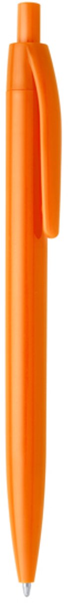 100 stuks voordeel pack Balpen van ABS Model STIX 8010 Oranje / Zwarte inkt