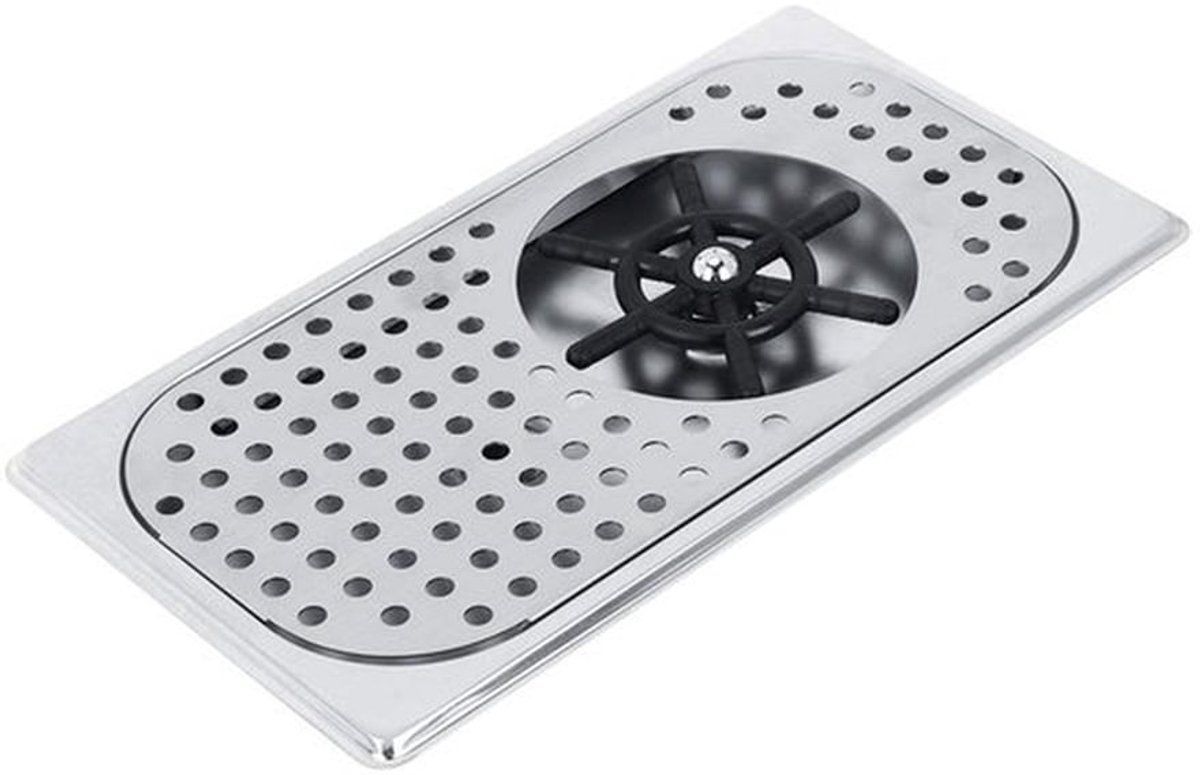 Glazen spoelbakmachine voor aanrechtblad, 201 glazen spoel, duurzaam roestvrij staal, wasmachine, kraan, glazen spoelbak, keukengootsteen