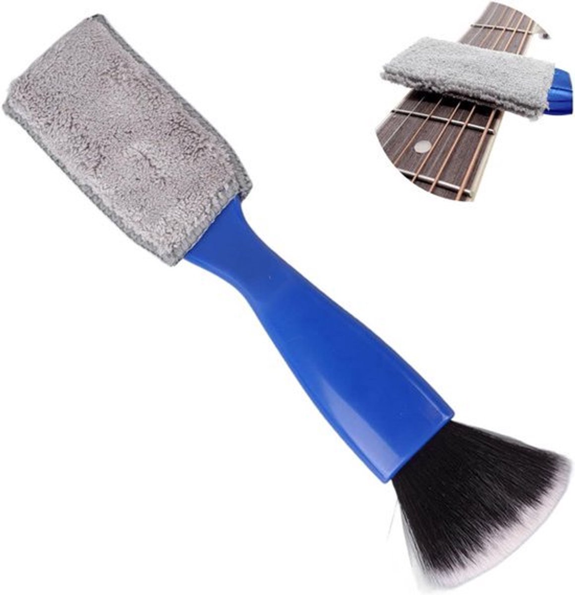 Gitaar Reiniging Tool String Cleaner Toets Cleaner Stofdoek Borstel Muziekinstrument Reinigingsborstel