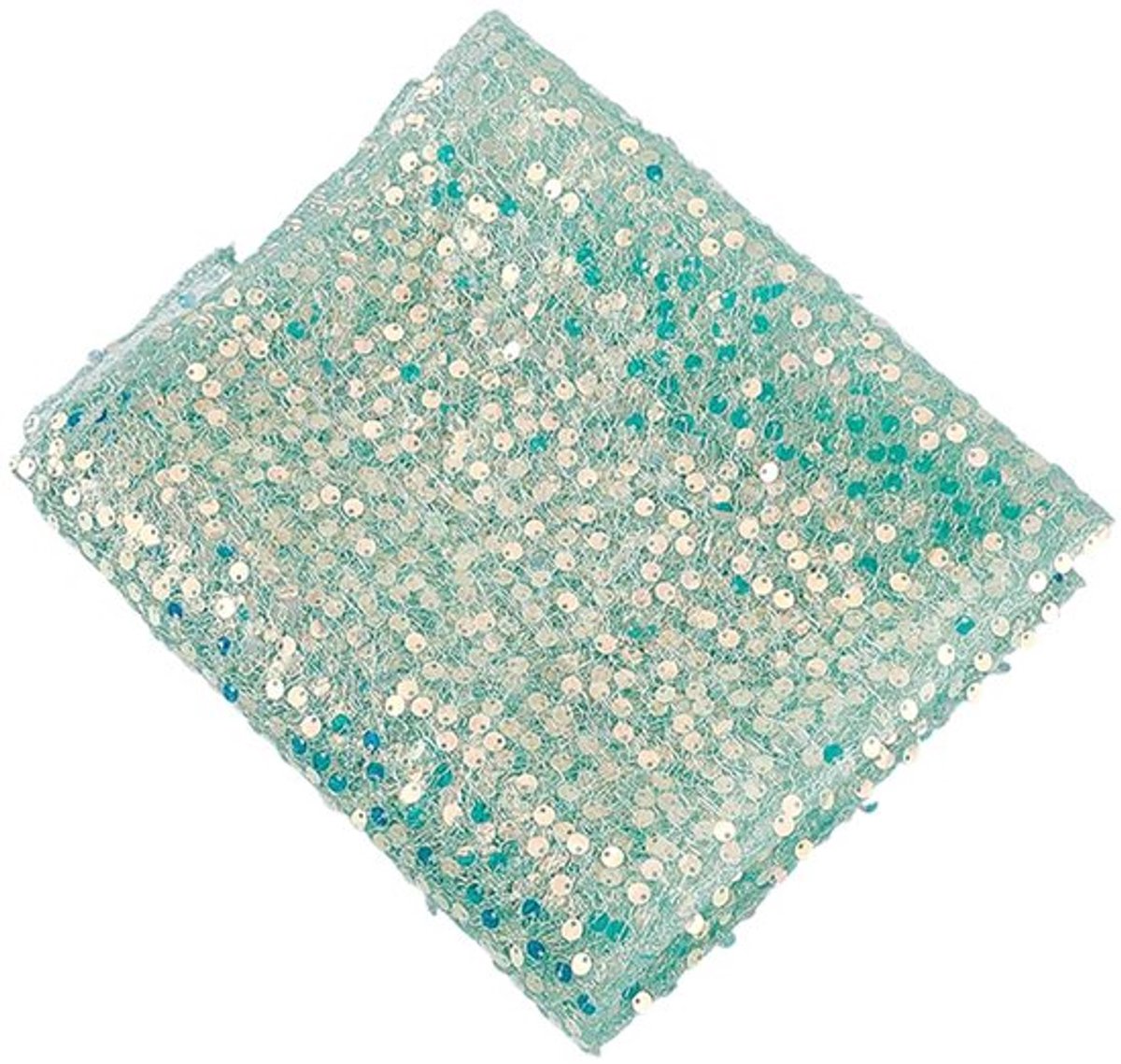 Pailletten iriserende tafelloper 280 x 44 cm glitter rechthoekig tafelkleed loper sprankelende pailletten tafelkleed voor zeemeermin verjaardag feest bruiloft douche vakantie viering decor