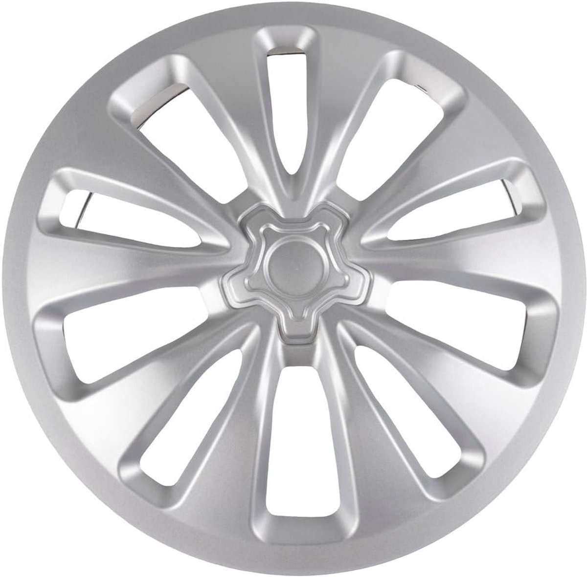 SnelShoppen - Montecarlo 13" Velgdeksel - Universeel - Grijs ABS - Eenvoudige Installatie - Auto Accessoire voor Bescherming en Stijl
