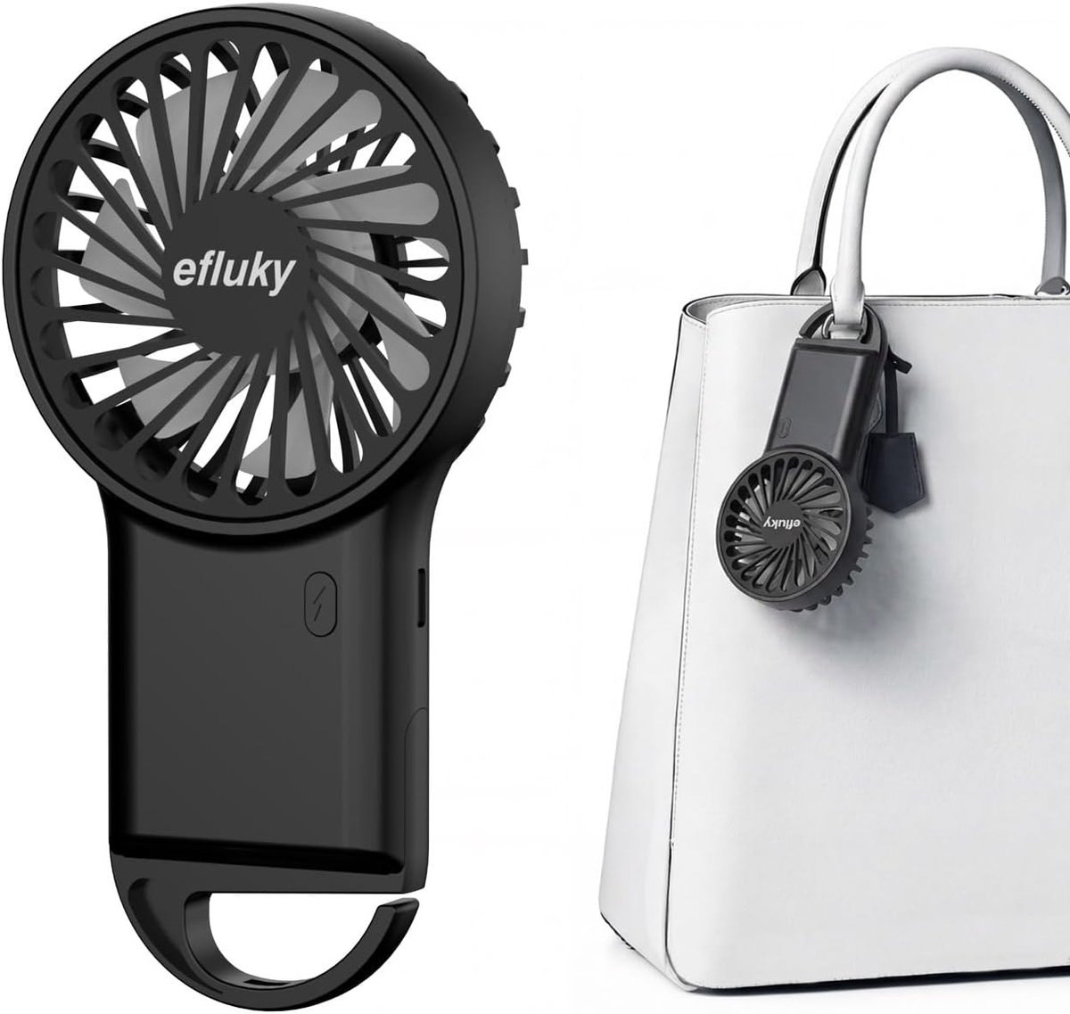 Handfan Mini - Opvouwbaar en Lichtgewicht - 3 Snelheden - Perfect voor Thuis en Op Reis - ShopVlot