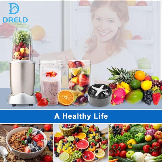 Blender onderdelen 32oz - vervangende cups en extractor bladen - geschikt voor Nutri Bullet 600W/900W - ShopVlot van Blender — afbeelding 3
