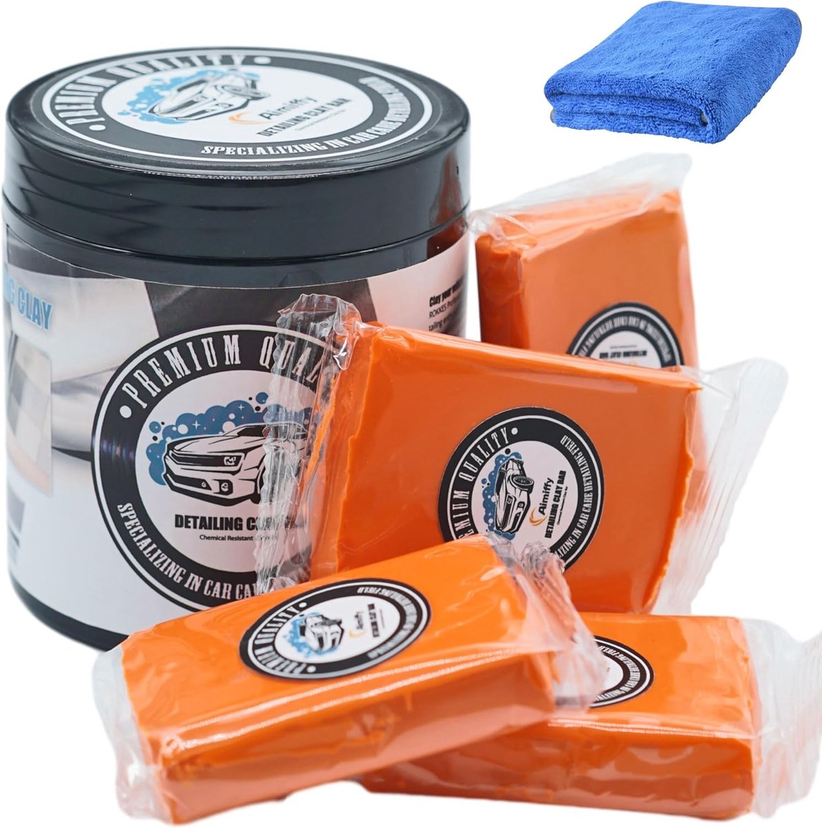 Auto Reinigingsklei 4-pack - 100 g - Schoonmaakmassa - Verf reinigen zonder krassen - ShopVlot