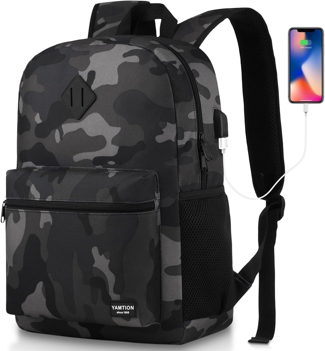 Laptoptas 17.3 Inch - Schoolrugzak voor Jongens - Ruimte voor Laptop en Tablet - Ideaal voor School - ShopVlot