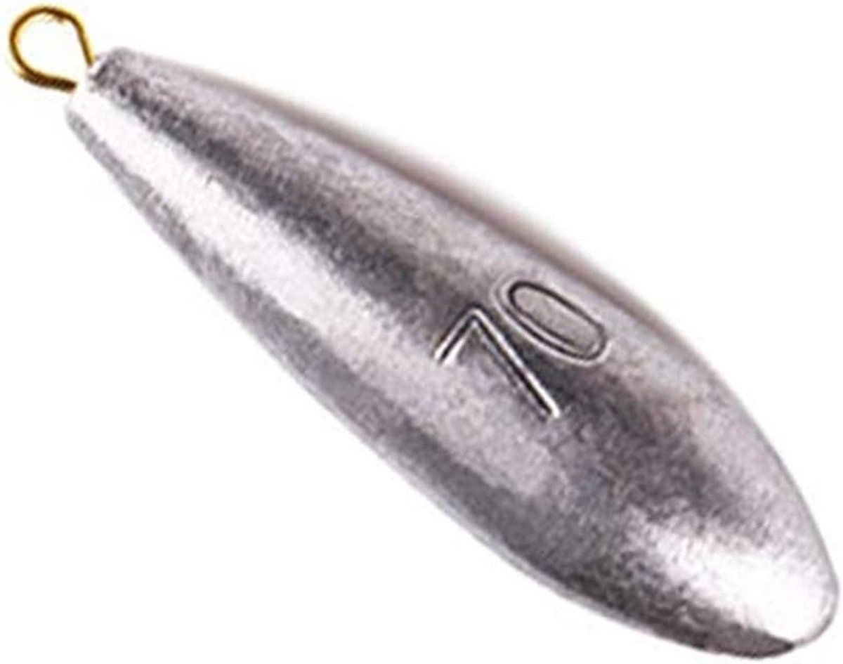 SnelShoppen - 10Pcs Zeevis Tackle - Zeewater Gewichten voor Strandvissen, Licht Bootvissen, Hoogwaardige Duurzame Plumbers, Aerodynamisch Ontwerp