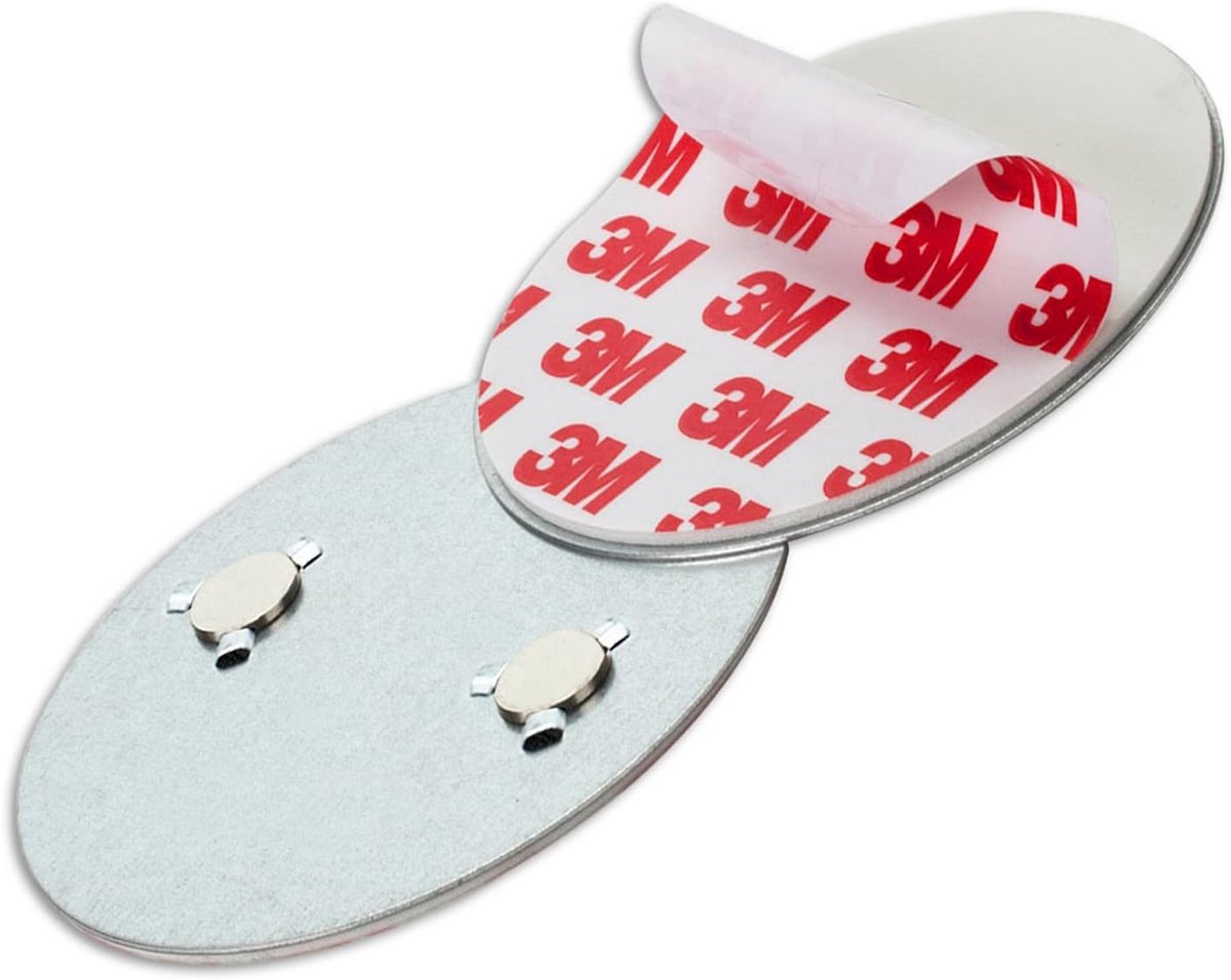 Rookmelders houder 70 mm - zelfklevende pads - magnetische bevestiging - eenvoudige installatie zonder boren - ShopVlot