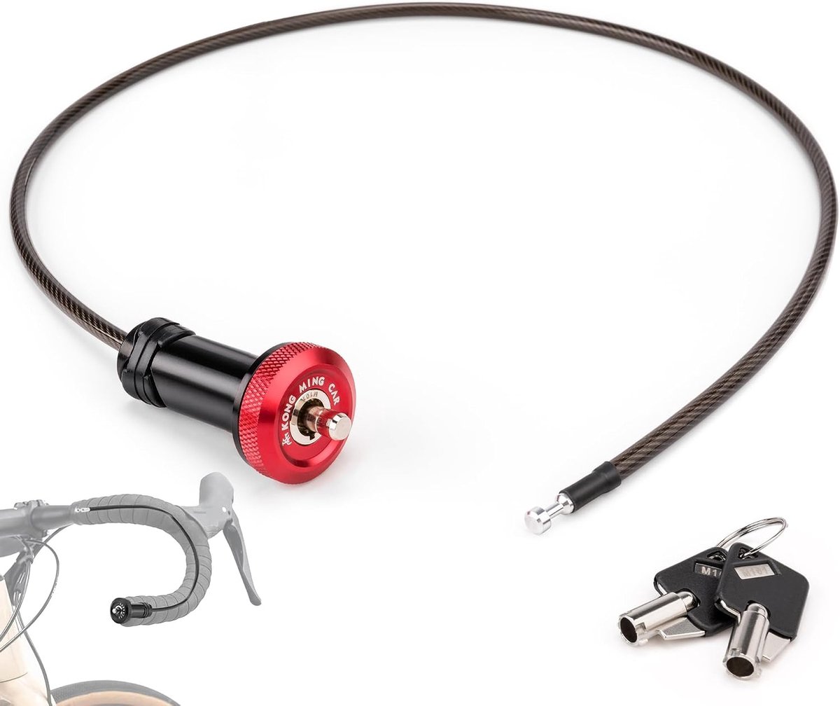 Fietsslot kabel - verborgen stuur-eind - lichtgewicht en draagbaar - veilig opbergen - ShopVlot