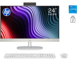 HP 24-cr0750nd All-In-One - 23.8'' FHD IPS - Intel Core i5-1335U - 16 GB DDR4 - 512 GB SSD - Windows 11 Home - Incl. Bedrade Muis en Toetsenbord