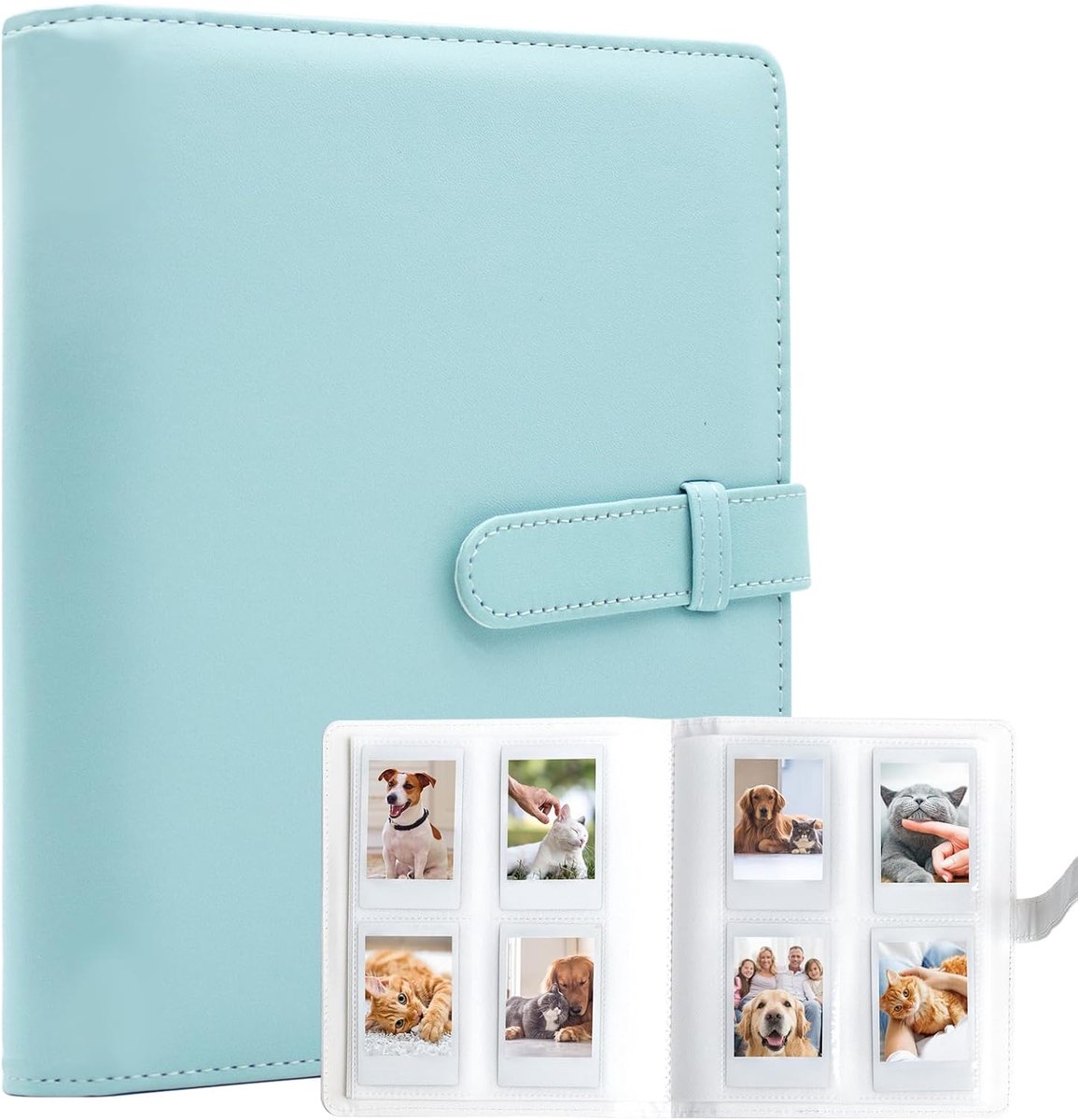 Fotoalbum 256 pockets - Sapphire-blauw - Geschikt voor Fujifilm Instax camera's - Bewaar je mooiste herinneringen - ShopVlot